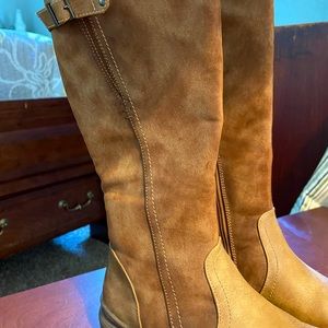 Cute and Sexy, Eu37, US 7, knee high saddle boots, genuine leather